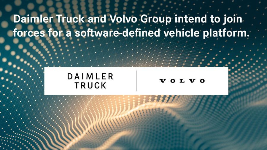 Digitalizacija Daimler Truck in Volvo Group