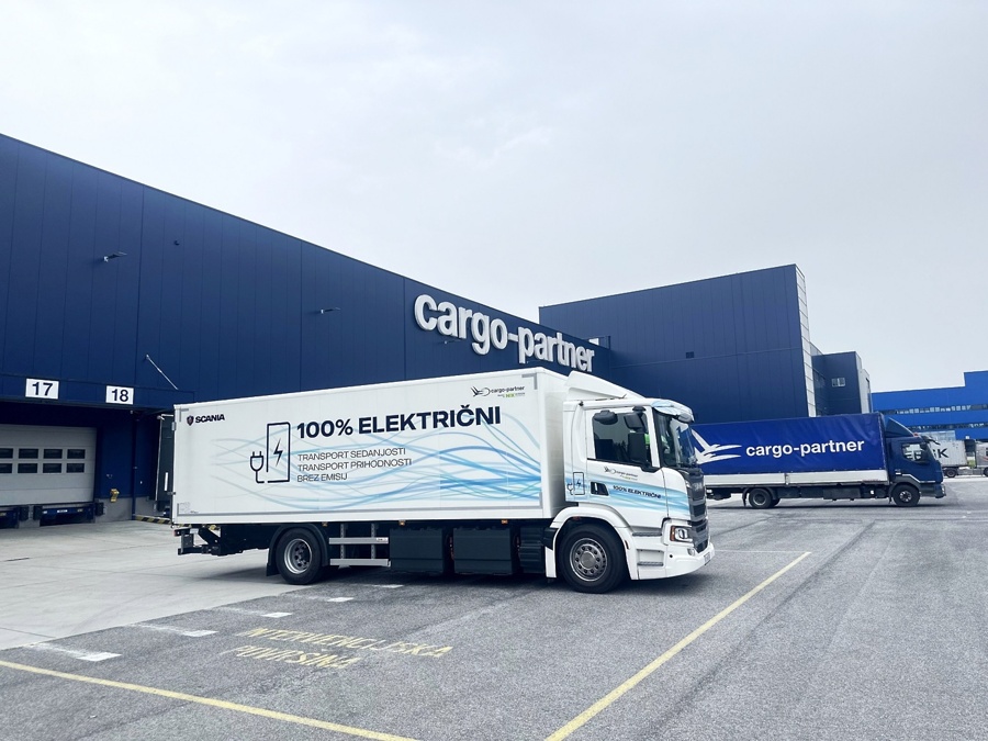 cargo-partner testira e-tovornjak