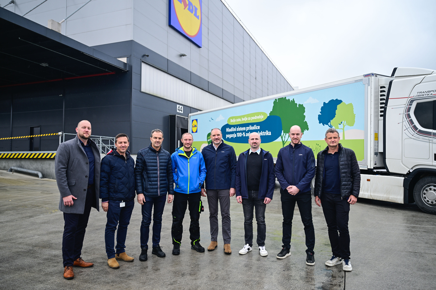 Lidl Slovenija e-polprikolica Schmitz Cargobull